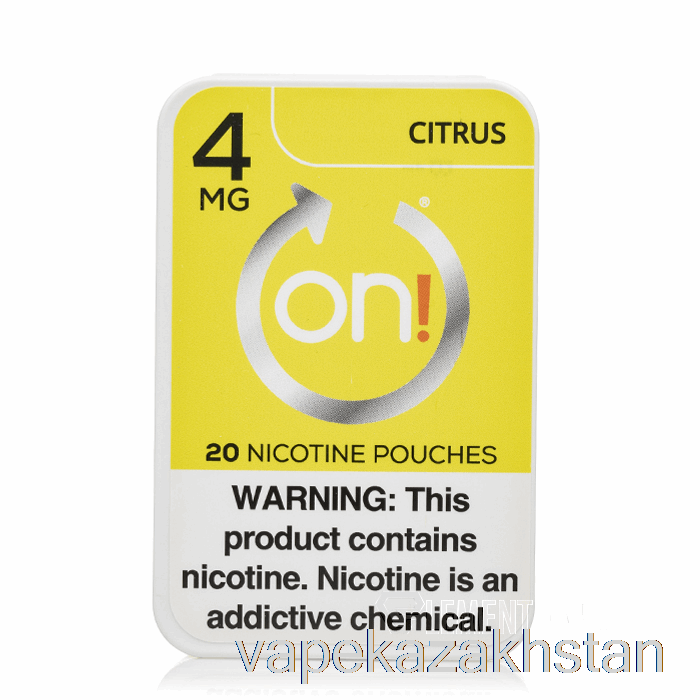 Vape Disposable ON! Nicotine Pouches - CITRUS 4mg